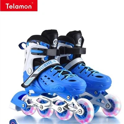 Patins à roulettes en ligne de vitesse